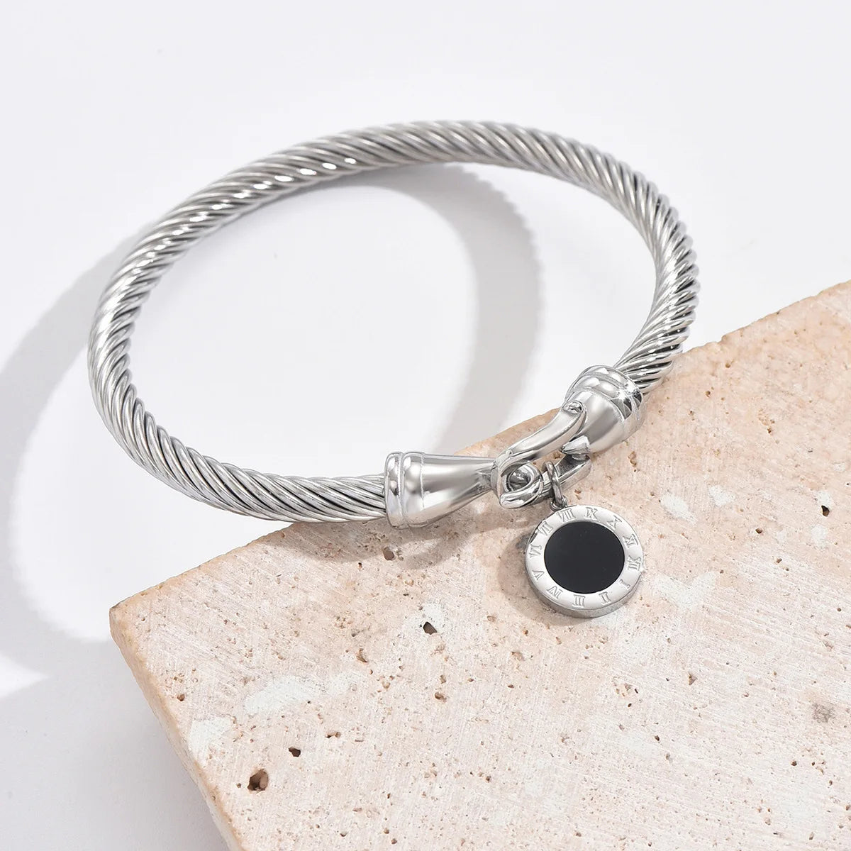316L Stainless Steel Wire Rope Roman Bracelet